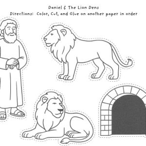 Daniel in the Lions Den:  Lesson & Activity