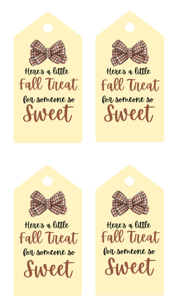 Fall Tag: Here is a little treat for someone so sweet