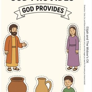 Elijah and The Widow's Oil: Lesson & Activity