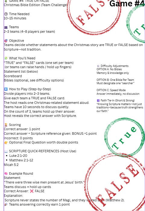 Christmas: Biblical Games for Adults - Image 5