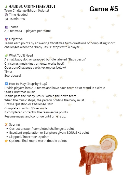 Christmas: Biblical Games for Adults - Image 6