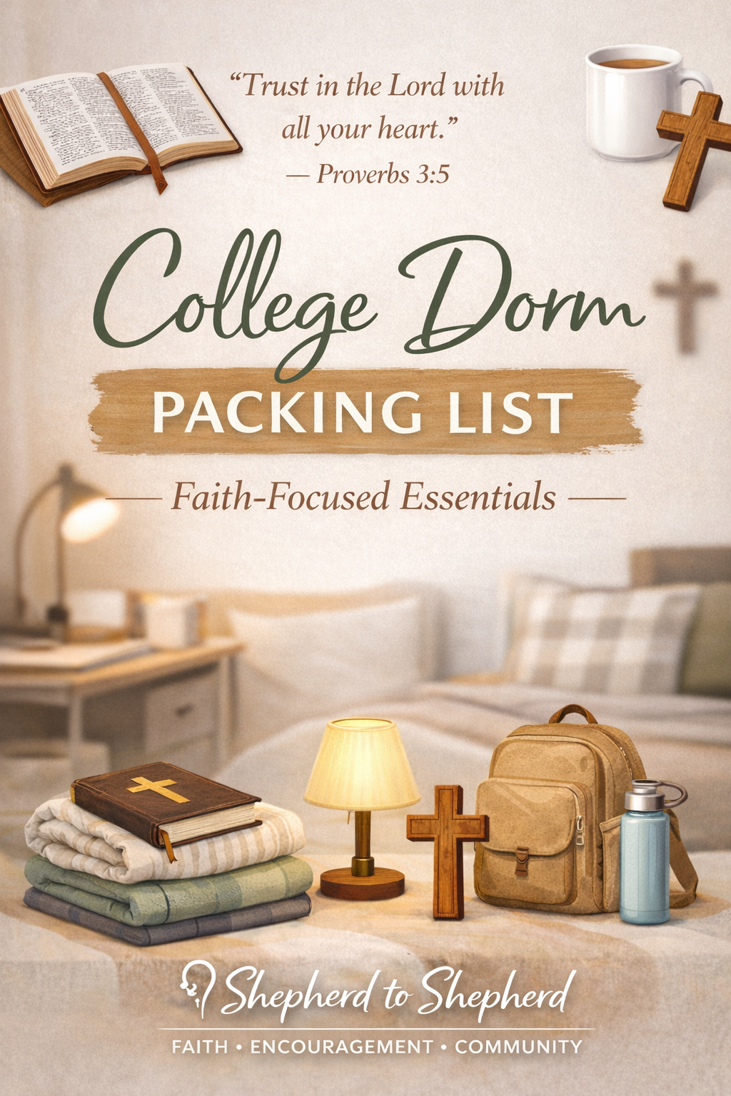College Dorm Packing List Printable