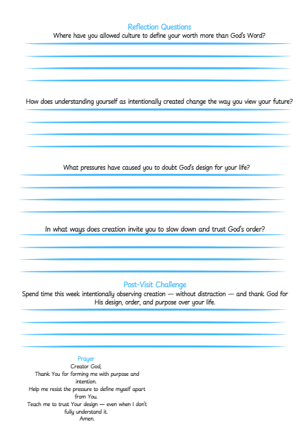 The Ark & Creation Museum: Short Pre/Post Visit Reflection - Image 5