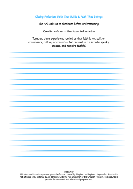 The Ark & Creation Museum: Short Pre/Post Visit Reflection - Image 6