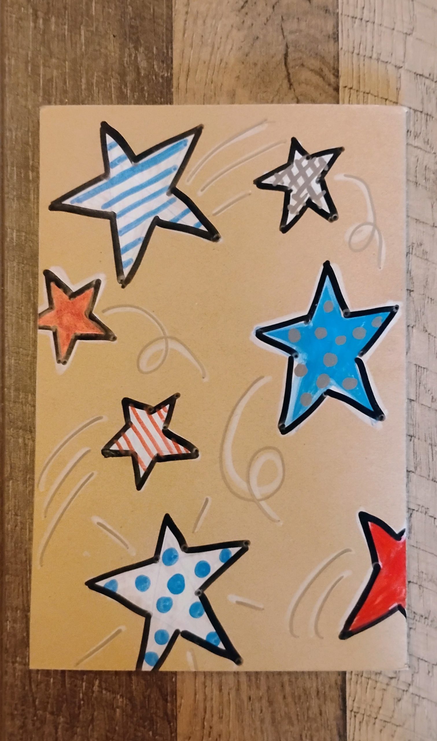 Hand painted Journal: He Counts the Stars - Image 3